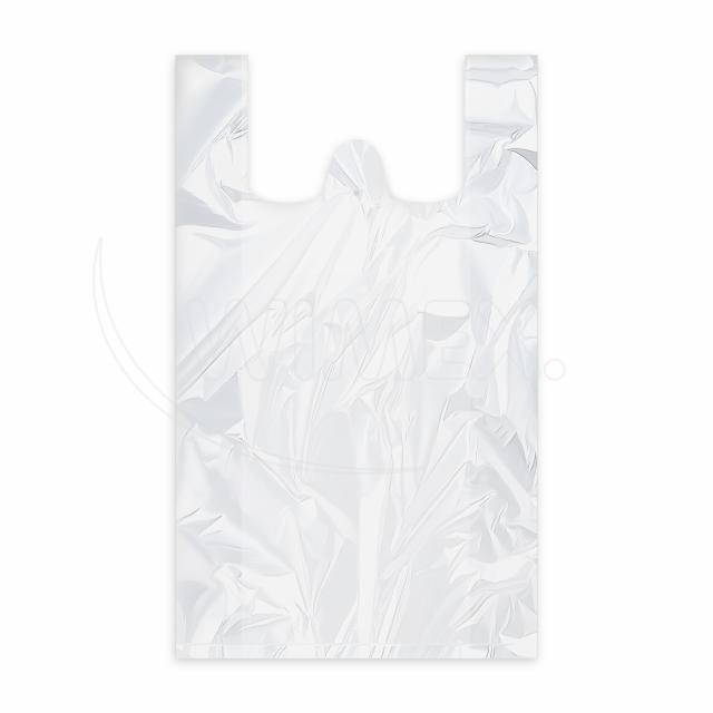 Taška (HDPE) bílá 30+18 x 55 cm `10kg` [100 ks]