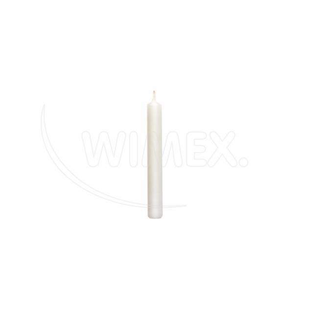 Svíčka bílá 100mm do lampionu [6 ks]
