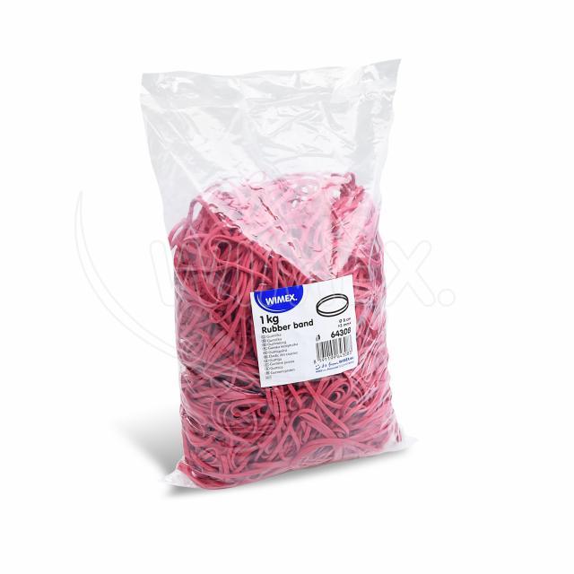 Gumička silná červená 3mm Ø8cm [1 kg]
