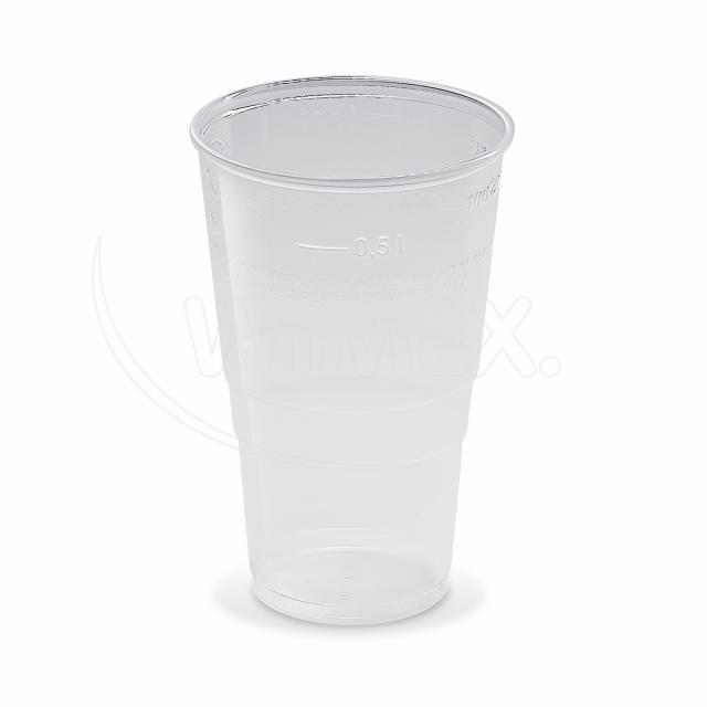 Kelímek průhledný 0,5 l (PP) [10 ks]