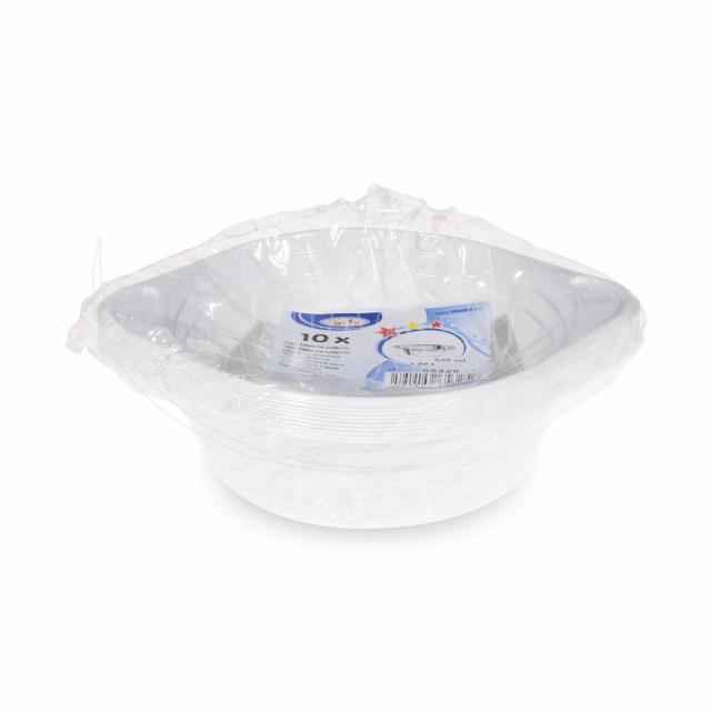 Miska (PP) s oušky bílá 500ml [10 ks]