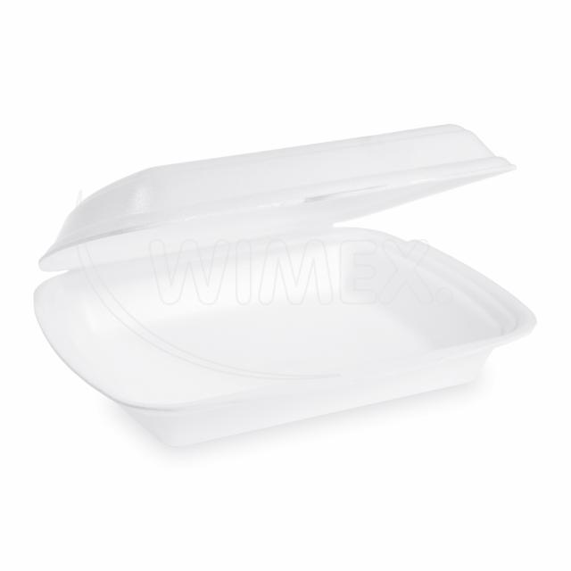 Menu box (XPS) nedělený bílý 241 x 207 x 69 mm 900ml [125 ks]