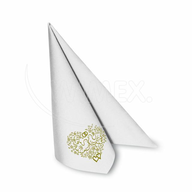 Ubrousek AIRLAID 40 x 40 cm SVATBA [50 ks]