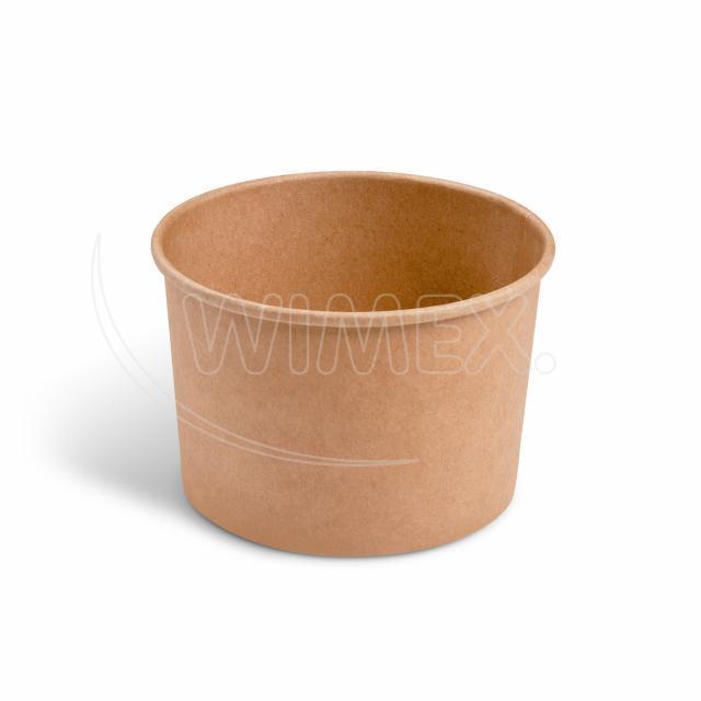 Papírová miska (PAP/PE) kraft Ø110mm 475ml [50 ks]