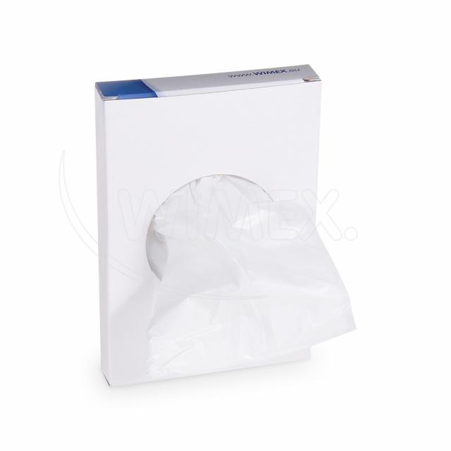 Hygienický sáček bílý (HDPE) 8+6 x 25 cm [30 ks]