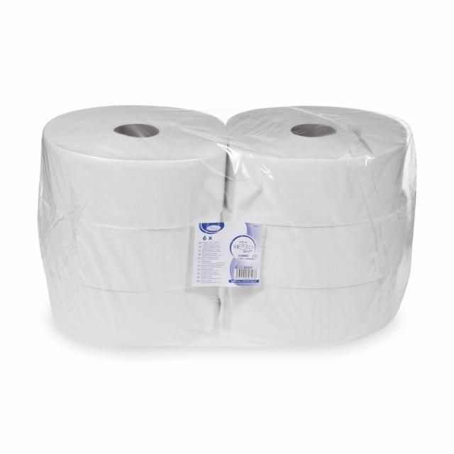 Toaletní papír tissue JUMBO 2vrstvý Ø 27 cm, 360 m [6 ks]