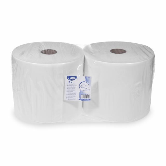 Průmyslová utěrka (Tissue) rolovaná 2vrstvá s ražbou 24cm x 304m [2 ks]