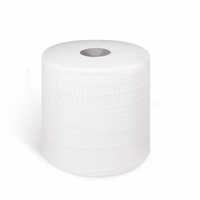 Průmyslová utěrka (PAP FSC Mix) 2vrstvá s ražbou bílá Ø27cm 24cm x 304m [2 ks]