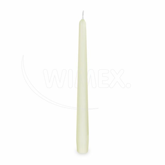 Svíčka kónická béžová Ø23 x 245 mm [10 ks]