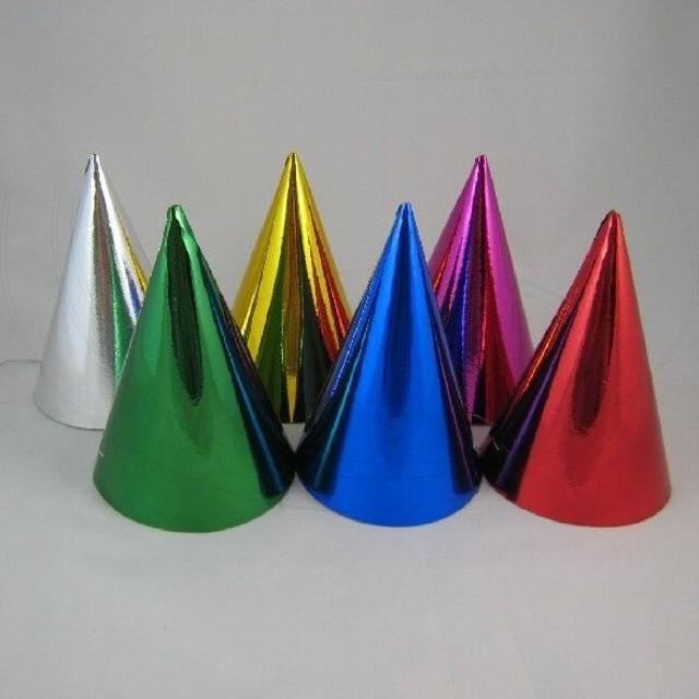 Papírový barevný klobouček [6 ks]