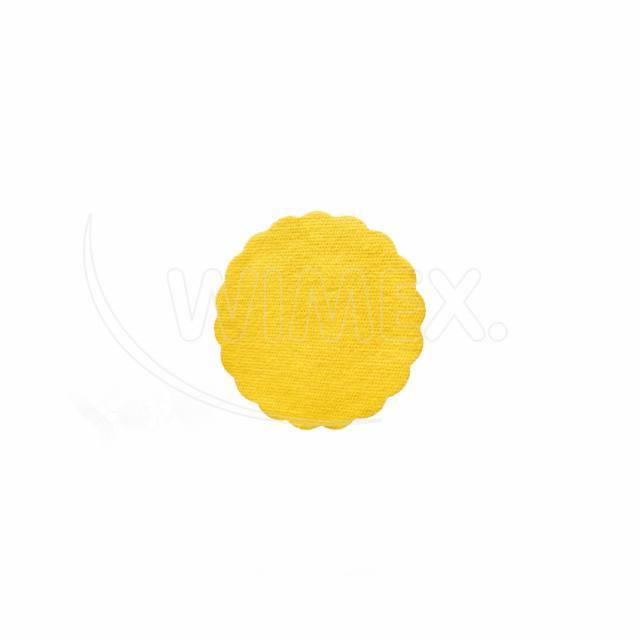 Rozetka PREMIUM Ø 9 cm žlutá [500 ks]