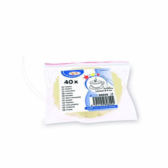 Rozetka PREMIUM Ø 9 cm béžová [40 ks]