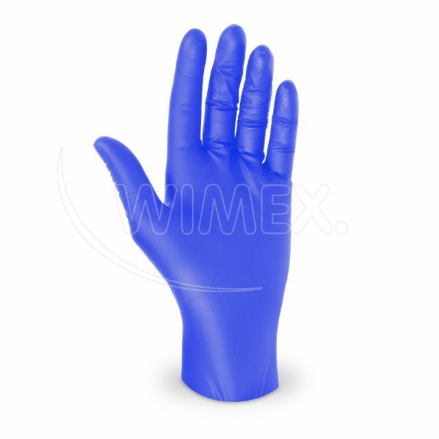 Rukavice (Nitril) nepudrovaná modrá `M` [100 ks]