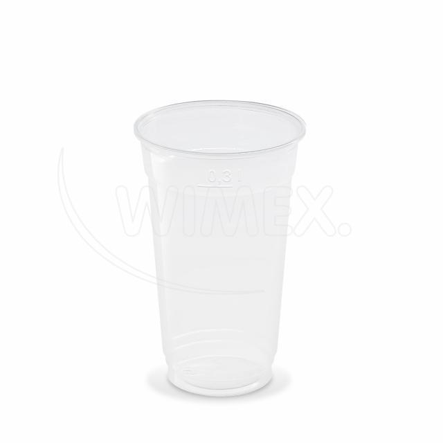 Kelímek (rPET) čirý Ø78mm 0,3L [50 ks]