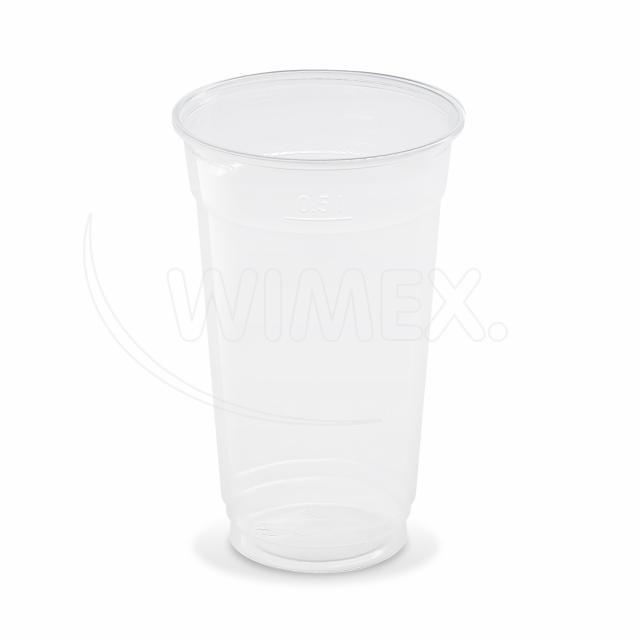 Kelímek (rPET) čirý Ø95mm 0,5L [50 ks]