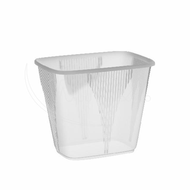 Miska (PP) ECONOMY hranatá průhledná 108 x 82 mm 500ml [1000 ks]