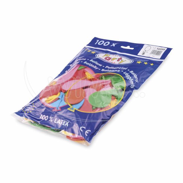 Nafukovací balónek barevný mix Ø20cm `S` [100 ks]