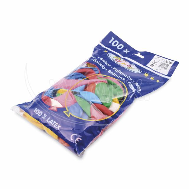 Nafukovací balónek barevný mix Ø25cm `M` [100 ks]