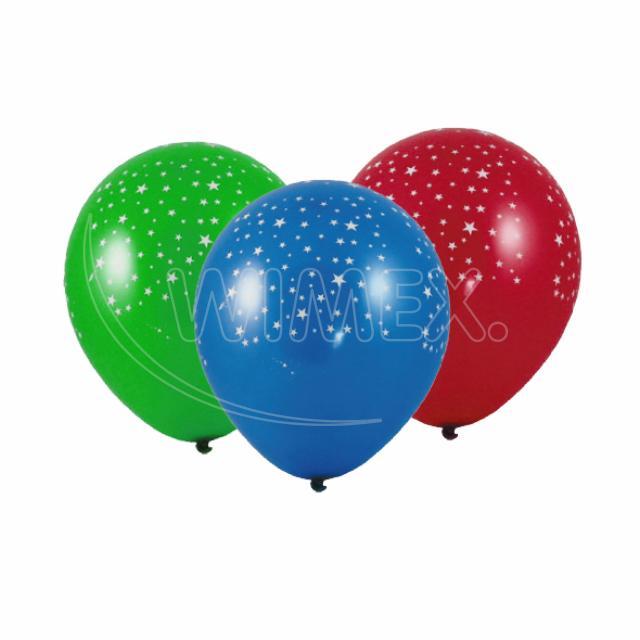 Nafukovací balónek Hvězdy barevný mix Ø30cm `L` [100 ks]