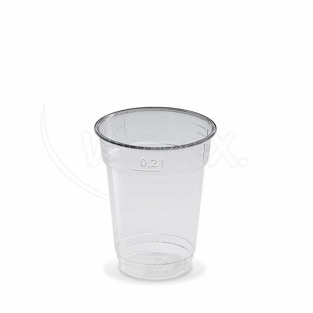 Kelímek z PET 0,2 l (Ø 78 mm) [50 ks]