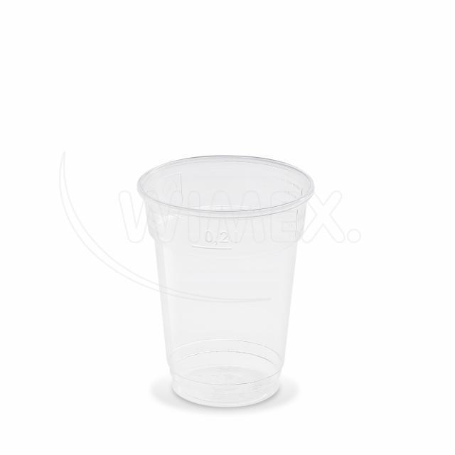 Kelímek (rPET) čirý Ø78mm 0,2L [50 ks]
