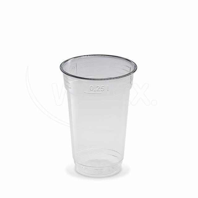 Kelímek z PET 0,25 l (Ø 78 mm) [50 ks]