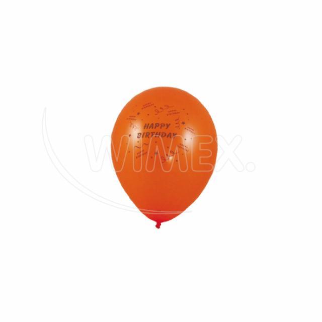 Nafukovací balónek &quot;Happy Birthday&quot; barevný mix Ø25cm `M` [10 ks]