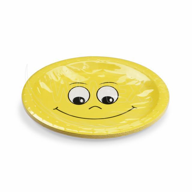 Papírový talíř (FSC Mix) Smile Ø23cm [10 ks]