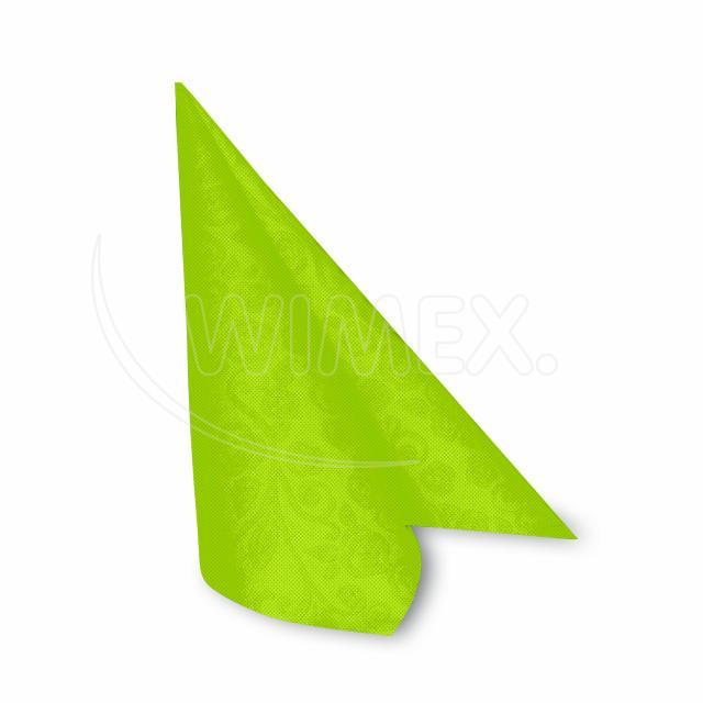 Ubrousek PREMIUM 40x40cm "dekor R" žlutozelený [50 ks]