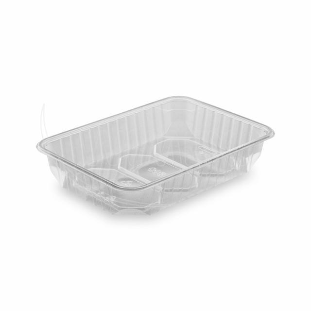 Vanička (PP) hranatá průhledná 186 x 133 mm 500ml [50 ks]