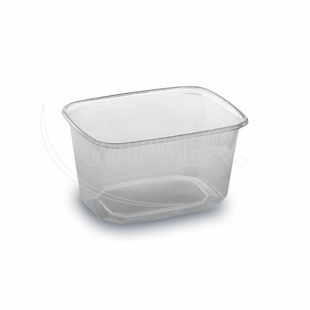 Miska (PP) hranatá průhledná 108 x 81 mm 300ml [100 ks]