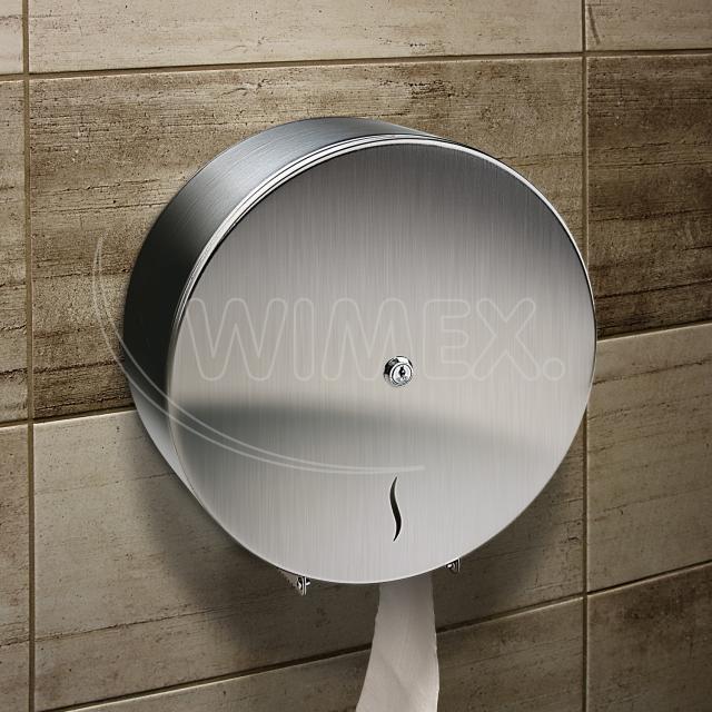 Zásobník nerezový pro toaletní papír ≤ Ø27,5cm [1 ks]