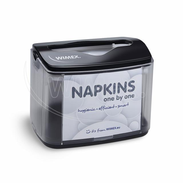 Stolní zásobník ubrousků (ABS) černý [1 ks]