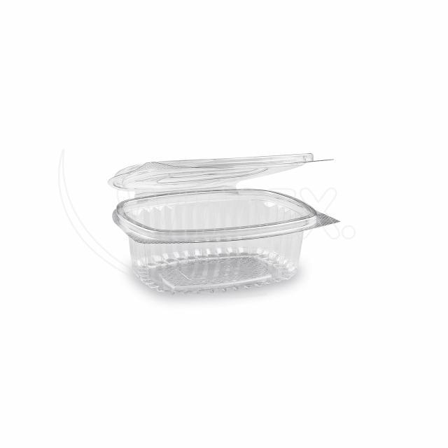 Miska oválná průhledná s víčkem 250 ml (PET) [50 ks]