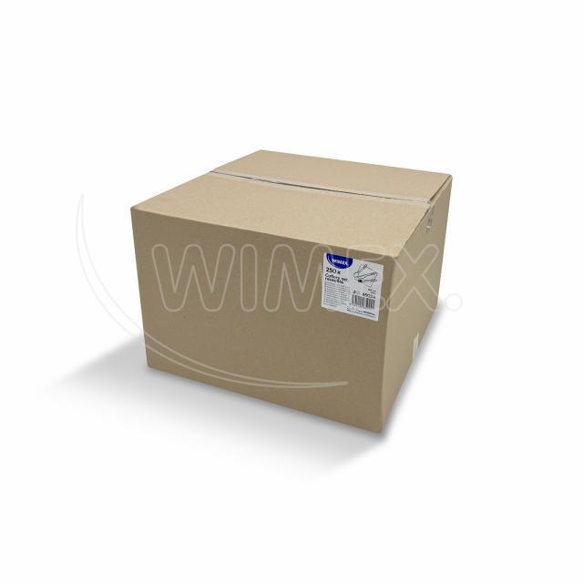 Příborová sada (PP) opakovaně použitelná nůž-vidlička-lžíce+ubrousek bílá [250 sad]