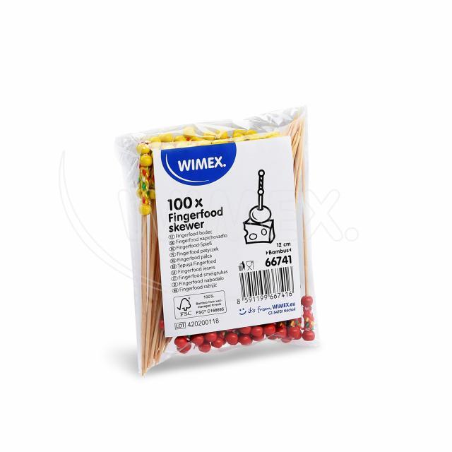 Fingerfood bodec bambusový Šňůrka 12cm [100 ks]