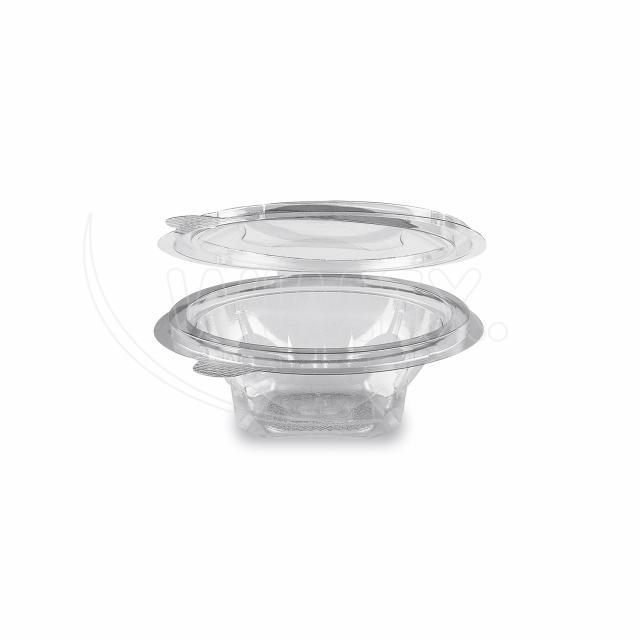Miska kulatá průhledná s víčkem 150 ml (PET) [50 ks]