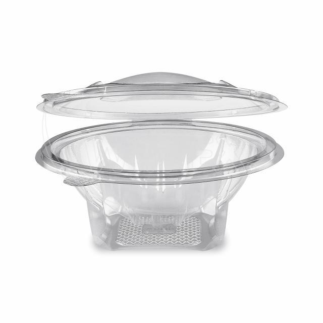 Miska kulatá průhledná s víčkem 600 ml (PET) [50 ks]