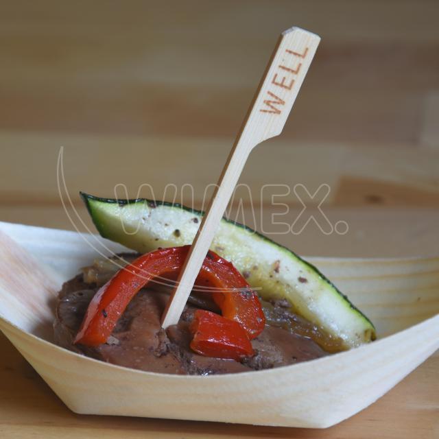 Bodec bambusový steak "WELL" 9cm [250 ks]
