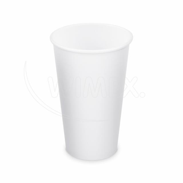 Papírový kelímek (FSC Mix/PE) bílý Ø90mm 510ml `0,4L/16oz/XL` [50 ks]