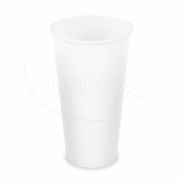 Papírový kelímek (PAP/PE) bílý Ø90mm 610ml `0,5L/20oz/XXL` [50 ks]