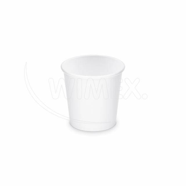 Papírový kelímek bílý 110 ml, XS (Ø 62 mm) [50 ks]