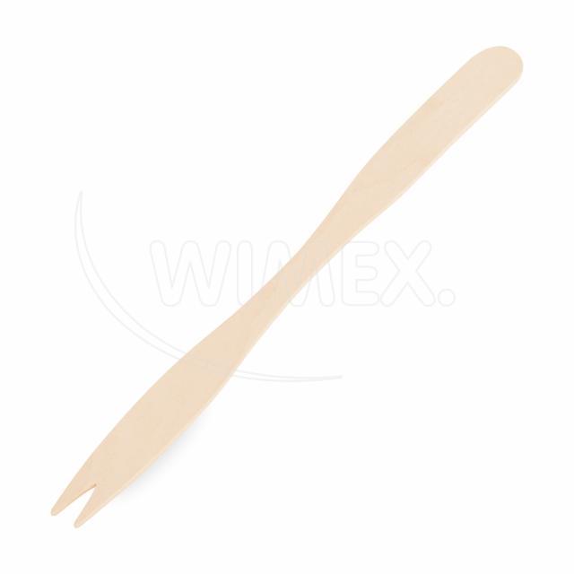 Vidlička svačinová dřevěná dlouhá 14cm [500 ks]