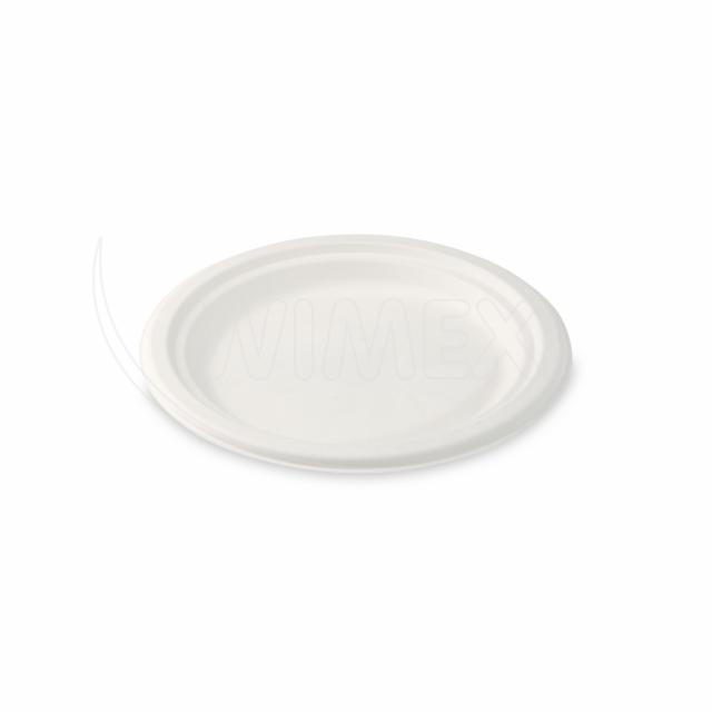 Talíř kulatý BIO cukrová třtina Ø 17,5 cm [50 ks]