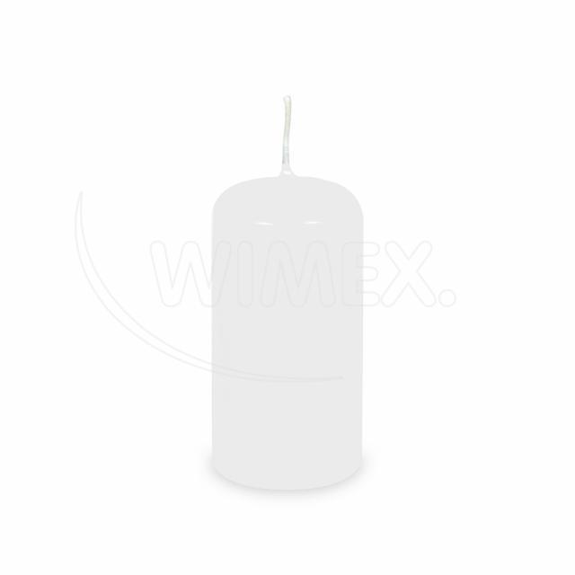 Svíčka válcová Ø 50 x 100 mm bílá [4 ks]