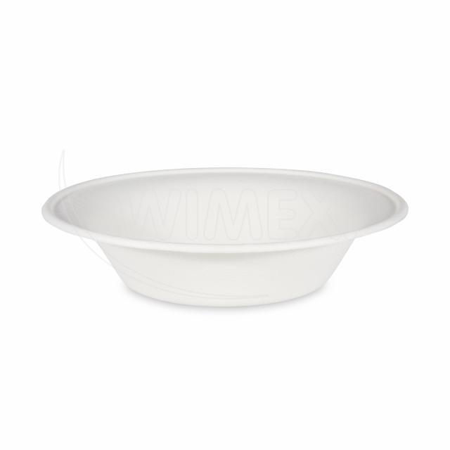 Miska kulatá BIO cukrová třtina 700 ml, Ø 21 x 5 cm [50 ks]