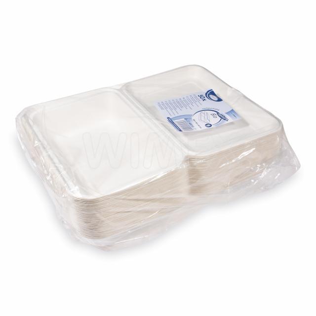 Menu box BIO cukrová třtina nedělený 250 x 162 x 63 mm [50 ks]