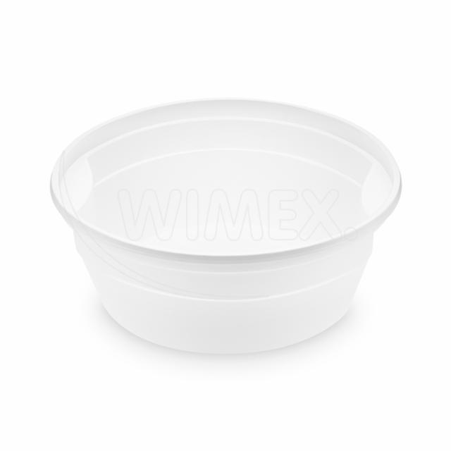Miska (PP) bílá Ø127mm 350ml [50 ks]