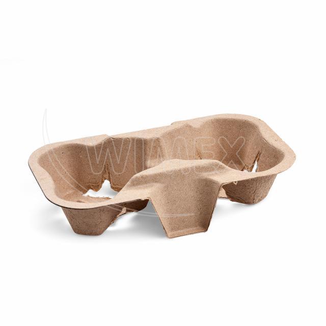 Podnos (PAP FSC Recycled) na 2 kelímky 19 x 11 cm [50 ks]