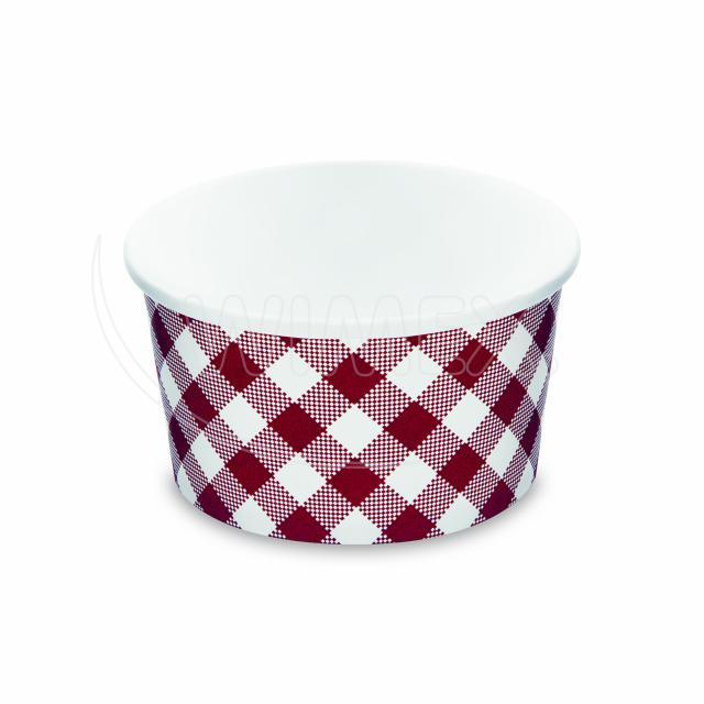 Papírová miska kulatá KARO 350 ml, S (Ø 115 mm) [50 ks]